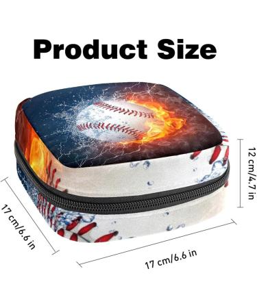 Women's Binding-Up Baseball Bag | tampon Storage & Zip Pockets | Multi-Functional Menstrual Bags - Buy Online on GoSupps.com