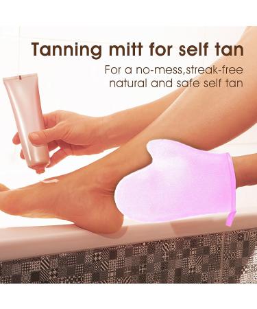 Sibba Tanning Mitt 2 PCS - Self Tan Remover & Foam Applicator for Dark Gradual Lotion Sunless Tanning Kit for Face & Body - Fast Drying Solution for Perfect Tan - Buy Online on GoSupps.com