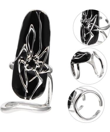 FOMIYES Spider Nail Ring Accessories Dark Alloy 3.2X1.3X1.2CM Extended Spider - Buy Online on GoSupps.com