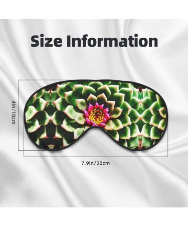 SSIMOO Blooming Cactus Flower Double-Sided Eye Mask | Soft Light Blocking | Enhance Sleep Quality | International Shipping - Buy Online on GoSupps.com
