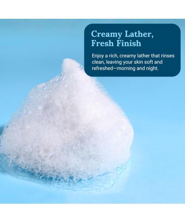 Rejalla - Face Wash for Women - Gentle Hydrating Facial Cleanser with Salicylic Acid Ceramide Glycerin Cucumber & Green Tea - Face Cleanser for Sensitive Dry & Mature Skin Makeup Remover - 4 oz - Buy Online on GoSupps.com