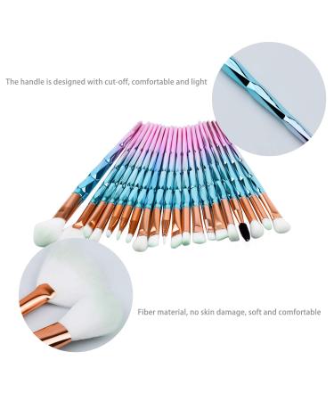 20-Piece Professional Makeup Brush Set for Eyes Face & Lips - Perfect for Eyeshadow Foundation & Eyeliner - International Shipping Available - Buy Online on GoSupps.com