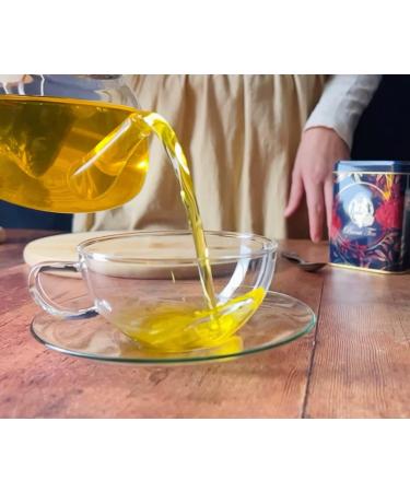 Saffron Tea - Great Taste Award Winning 15 Pyramids Bags in Metal Container (Black Tea with Saffron) - Buy Online on GoSupps.com