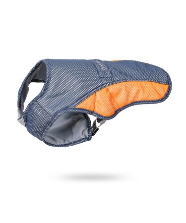 All-sopets dog cooling vest dog cooling coat light dog cool vest dog shirt comfortable breathable pet cooling jacket for summer with reflective strip dogs clothing blue-orange blue-orange s