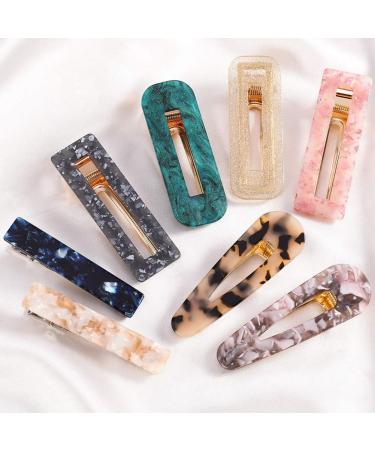 Tdauke 30 Pcs Pearl Hair Clips Fashion Style Pearls Hair Barrettes Sweet Artificial Macaron Acrylic Resin Barrettes Hairpins for Women Ladies and Girls - Buy Online on GoSupps.com
