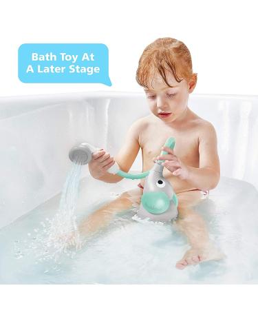 Yookidoo Baby Bath Shower Head - Elephant Water Pump Spout for Newborn Babies (Turquoise) - Buy Online on GoSupps.com