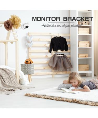 Rierousy Baby Monitor Holder - Universal Baby Camera Holder Compatible with Most Brands (White) - Secure & Convenient - Buy Online on GoSupps.com