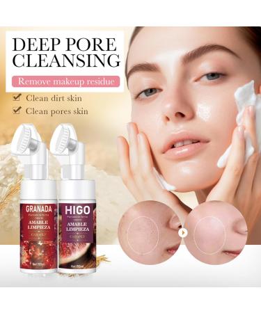 Tangsion Face Wash - Pomegranate Cleansing Foam for Firmness & Hydration | 5.1 fl oz | International Shipping Available - Buy Online on GoSupps.com
