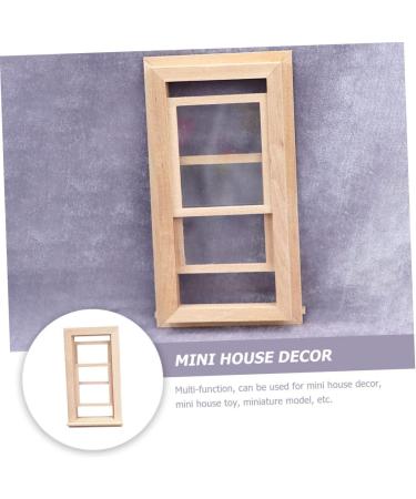 UPKOCH 3pcs Simulation Doors and Windows Mini House Wooden - Buy Online on GoSupps.com