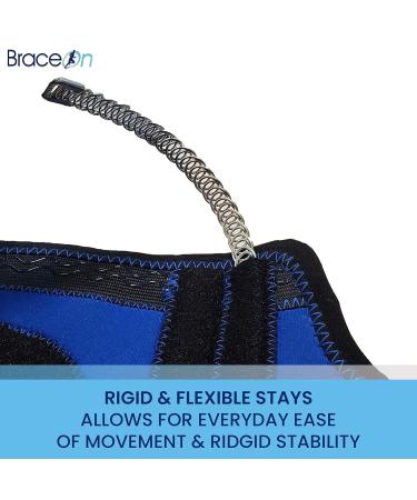 Buy Brace On Active Sport Knee Brace - Bi-directional Patella Stabilizer for Men & Women | Large Size International Shipping Available - Buy Online on GoSupps.com