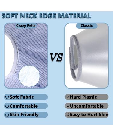 Crazy Felix Cat Cone - Soft Comfortable Collar for Cats, Blue - Neck 7-10 - Buy Online on GoSupps.com