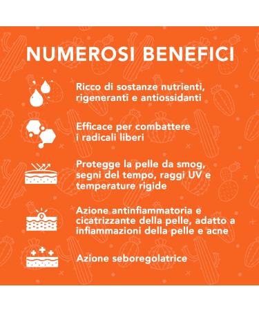 Prickly Pear Oil for Face and Body Nourishing and Regenerating 100ml - Buy Online on GoSupps.com