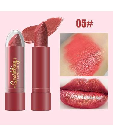 Set of 6 glitter lipsticks - Waterproof colored pencils - Moisturizing and long-lasting - For travel dancing parties vibrant colors - Smudge-proof makeup - Buy Online on GoSupps.com