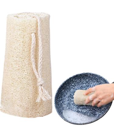 natural loofah sponge clear texture loofah peeling sponge eco-friendly bath scrubber sponge plant fiber shower loofah sponge best facial loofah pad to keep dishes B VU65T8EJQDPBUGDFO - Buy Online on GoSupps.com