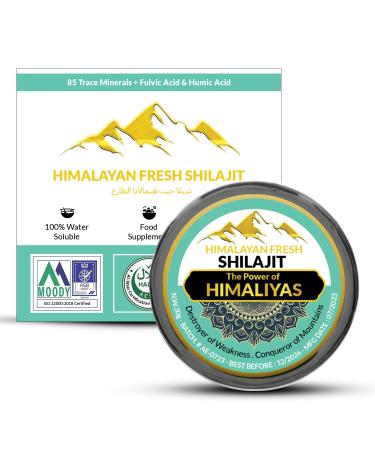 Shilajit Resin Authentic Himalayan Shilajit 30g Gold Grade 100% Pure with Ayurvedic Herbal Extracts Energising & Detoxifying 85+ Minerals Rich in Fulvic & Humic Acid Minerals
