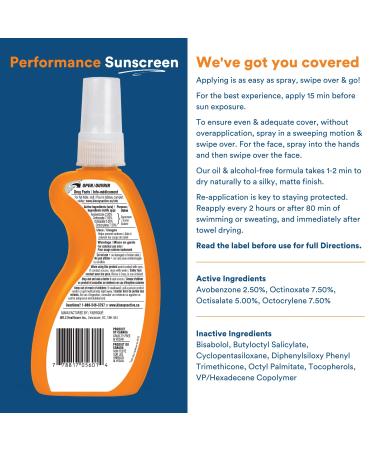 KINeSYS Performance Sunscreen SPF 30 Kids Fragrance Free Spray | Sensitive Skin Face & Body Baby to Adult | Oil & Alcohol Free | 700+ Sprays | 4 Fl Oz - Buy Online on GoSupps.com