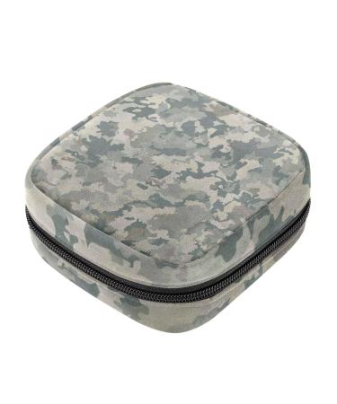 Sanitary Napkin Storage Bag Portable Period Bag for Women Teen Girls Camouflage Pattern Menstrual Cup Pouch Nursing Pad Holder (Multicolor) Color 8
