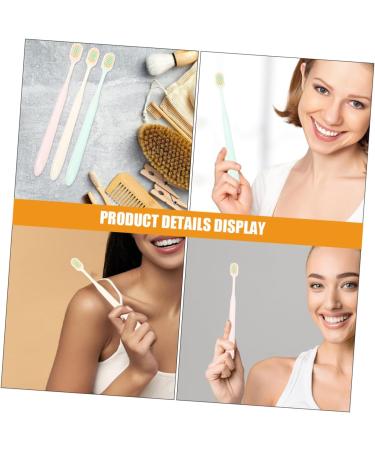 Partykindom 36-Piece Soft Toothbrush Set for Adults - Wide & Thin Manual Brushes Travel-Friendly Design Perfect for At-Home Dental Care - Buy Online on GoSupps.com