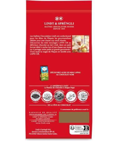 Lindt - Mini-Moulage Bag GOLD RABBIT - Milk Chocolate - Ideal for Easter 120g - Buy Online on GoSupps.com