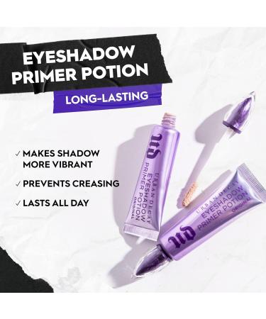 Urban Decay Eyeshadow Primer Potion Set - Nude Eye Primer for Crease-Free Makeup - Long-lasting Formula for Oily Lids - 0.33 Fl. Oz + 0.16 Fl. Oz - Buy Online on GoSupps.com