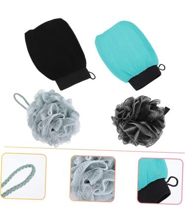 SOESFOUFU 2 Sets Bath Set Women Shower Body Exfoliating Mitten Bathing Accessories Bath Accessories Bubble Maker Body Wash Puff Korean Washcloth Bath Loofah Rayon Deep Cleaning Toiletries - Buy Online on GoSupps.com