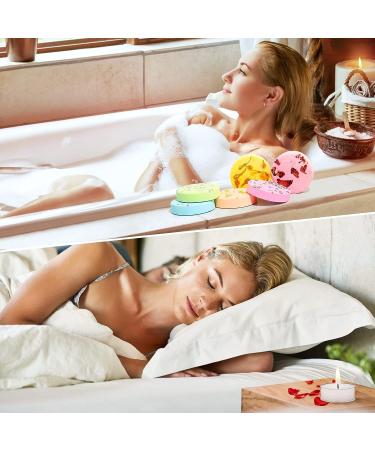 6-Piece Essential Oil Shower Steamers & Tea Candle Bath Bombs Set for Women | Pure Essential Oils | Home Spa Gift | Mother's Day Idea - Buy Online on GoSupps.com