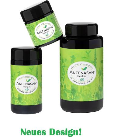 ANCENASAN Herbal 40g - 49 Bitter Herbs & Spices | Alcohol-Free Gluten-Free Vegan 100% Natural Supplement - Buy Online on GoSupps.com