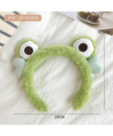2-Pack Frog Spa Hairband & Head Wrap for Girls and Women - Cute Elastic Hair Accessories for Face Washing, Shower, Sports, Yoga, Makeup and Skincare - Buy Online on GoSupps.com