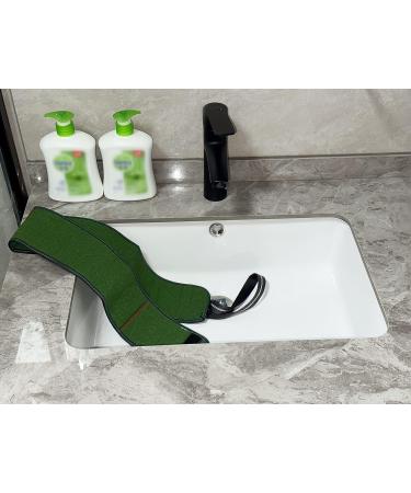 LeapLife Exfoliating Washcloth Towel for Shower - Deep Cleansing Body Back Scrubber with Korean Loofah Sponge - Gentle Exfoliation for Men and Women - 1 Pack Green - Buy Online on GoSupps.com