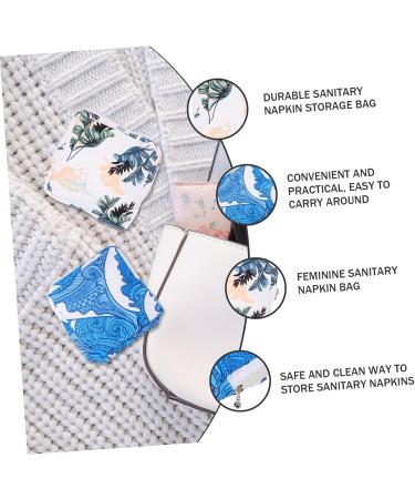 Shop Wofashpuret 2st Period Pocket Napkin Bag - Stylish Reusable Bags for Tampons Pads & Lipstick | Ideal for Travel & Hygiene - Buy Online on GoSupps.com