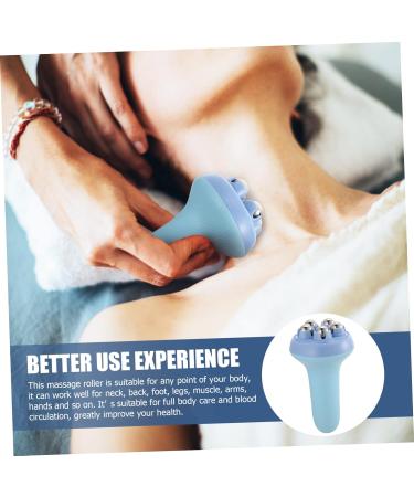 Gleavi 2-in-1 Ice Cream Massage Roller - Manual Muscle & Facial Roller for Yoga & Hair Growth | International Shipping Available - Buy Online on GoSupps.com