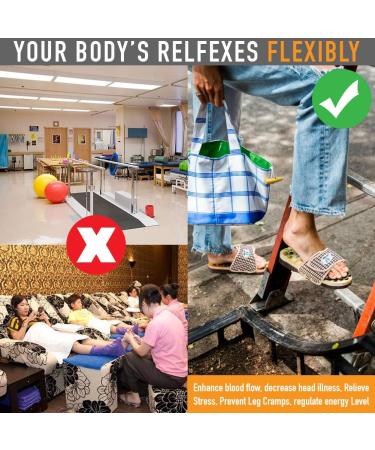 Earth Stone Acupressure Massage Slippers for Women Size 6-7 | Therapeutic Reflexology Sandals for Foot Acupoint Massage and Arch Pain Relief - Buy Online on GoSupps.com