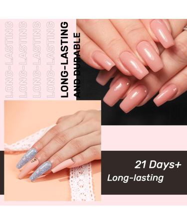 VANREESA Poly Nail Gel Kit with UV Lamp - 5 Colours Poly Nail Extension Set for Women - Buy Online on GoSupps.com