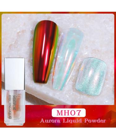 CAOQAO New Nail Beauty Liquid Powder Powder Nonfading Powder Liquid Powder Fairy Powder Manicure 5ml Gel Base Coat And Top Coat (G One Size) 1 count (Pack of 1) G - Buy Online on GoSupps.com