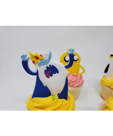 Adventure Time Cupcake Topper Set Featuring Finn Jake Ice King and Friends - Buy Online on GoSupps.com