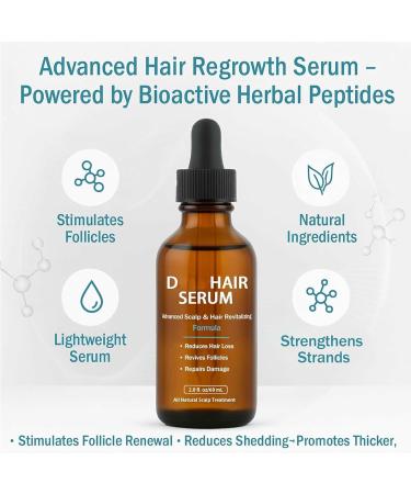 S rum pour la repousse des cheveux D-k-hair s rum pour le cuir chevelu favorisant la croissance des cheveux nourrit les follicules et am liore la densit paissit les pour 1pc - Buy Online on GoSupps.com