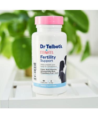 Dr. Talbot's Mom Fertility Support Multi-Vitamins - Aids Ovulation and Prepares Body for Conception - 60 Capsules - Buy Online on GoSupps.com
