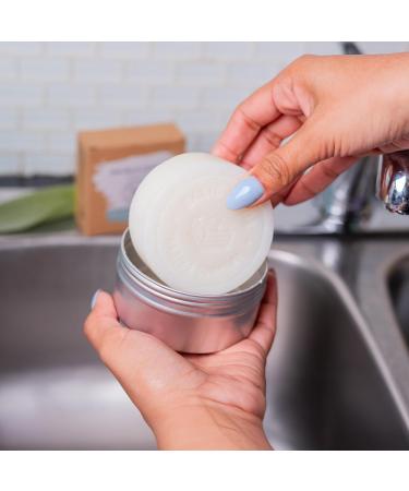 Basic Goods Trading Company Dish Block Tin Refill - BPA-Free Dish Bar Soap Phosphate-Free & Cruelty-Free - Replacement Bar for Sanitizing Dishes | Green Tea 1 count (Pack of 1) Green Tea - Buy Online on GoSupps.com