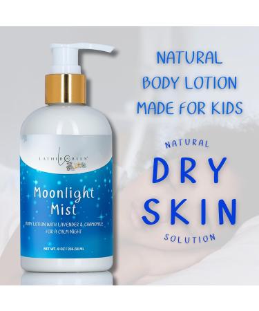 Lather Green Kids Body Lotion Plant Based Gentle Moisturizer with Shea Butter Safe for Sensitive Skin Moonlight Mist 3 Pack (8 oz Each) - Buy Online on GoSupps.com