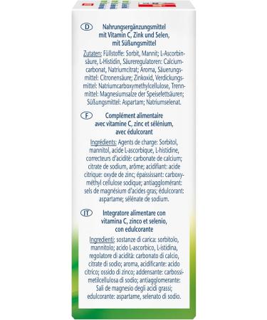 Doppelherz Immun Plus Direct - Zinc Selenium and Vitamin C Contribute to Normal Immune System Function - 20 Bags - Buy Online on GoSupps.com