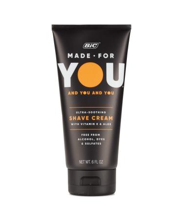 Made For You Shaving Cream for Men and Women - Shave Cream with Aloe Vera, Vitamin E, Argan Oil to Help Moisturize and Protect Skin - Premium Unisex Skin Care and Shaving Products