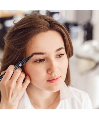 Waterproof 3D Eyebrow Pencil With 4 Prong Tips 2024 New Eyebrow Pencil With Prong Tip Applicator Smudge Proof Transfer Proof Easily Create Natural Eyebrows - Buy Online on GoSupps.com