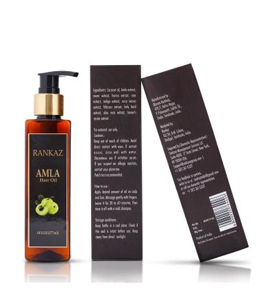 Rankaz Amla Oil for Hair Growth - Indian Hair Oil for Healthy & Shiny Hair (117ml/6 fl oz) - Men and Women - Buy Online on GoSupps.com