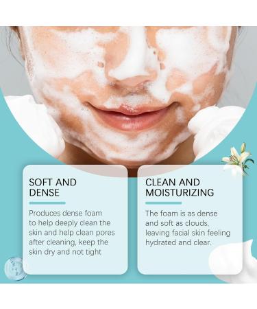 Mousse Nettoyante Douce - Nettoyage En Profondeur Des Pores Hydratant R parateur De La Peau Mousse Nuageuse Nettoyant Visage Non Raffermissant(2PCS) - Buy Online on GoSupps.com