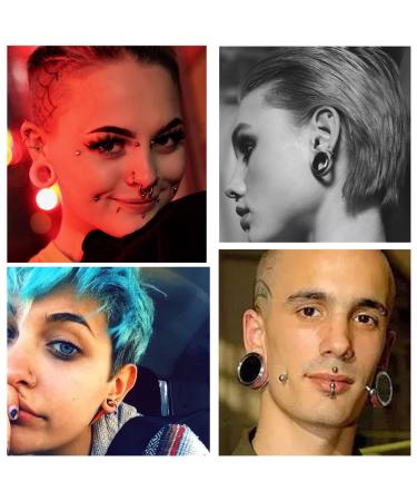 Stainless Steel Body Piercing Needles Kit with Clamps and Alcohol Pads - 12G 14G 16G 18G 20G - Ear Nose Piercing Tool Set - Buy Online on GoSupps.com