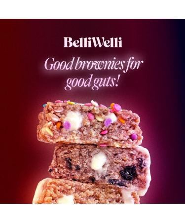 BelliWelli Vegan Gluten-Free Snack Bar Variety (8-Pack) | Low FODMAP Certified, Dairy Free, Gut Friendly with Probiotics | Guilt-Free Dessert for Breakfast | 8 Count - Buy Online on GoSupps.com