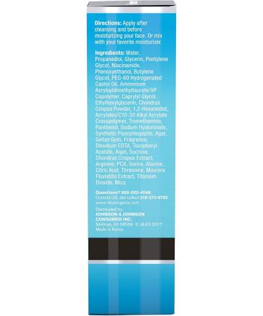  Neutrogena Neutrogena Hydro Boost Hydrating and Revitalizing Face Serum 30 ml - Buy Online on GoSupps.com