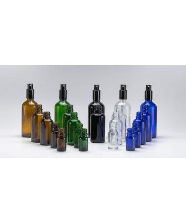 YIZHAO Clear Glass Spray Bottles 4oz - 9 Pcs Fine Mist Refillable for Essential Oils Perfume Aromatherapy & Travel - Durable Metal Cap - Buy Online on GoSupps.com