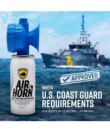 Guard Dog Security Air Horn 120 dB - Boating, Sporting Events & Outdoor Alarm - Very Loud Canned Boat Accessories - 1.4oz Can - Buy Online on GoSupps.com