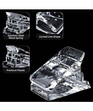 10PCS Nail Tips Clip - Quick Extension Clamp for Nail Forms - Transparent UV LED Builder Clamps for DIY Manicure - Buy Online on GoSupps.com